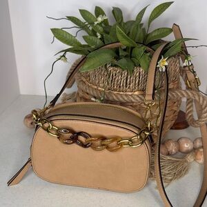 Sondra Robert’s small  Crossbody/Tan